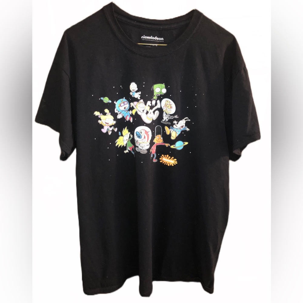 Nickelodeon classic retro vinatage Nick Toons short sleeve t shirt tee